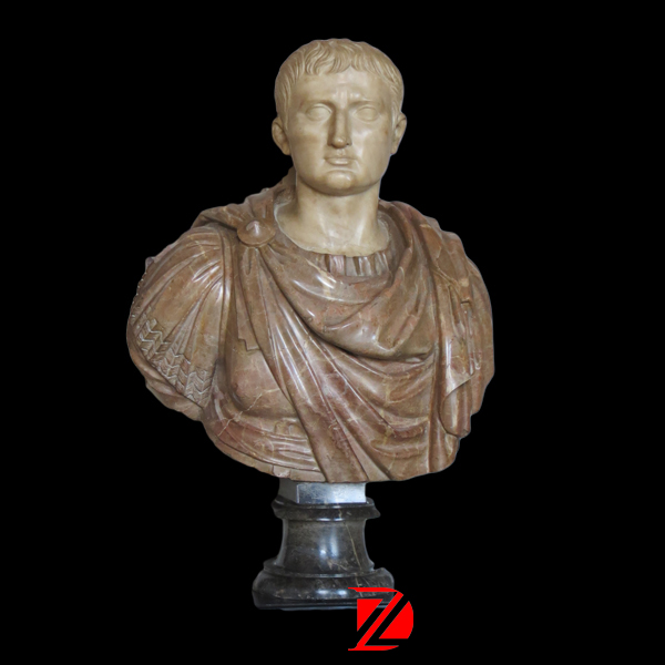 Marble Julius Caesar sculpture